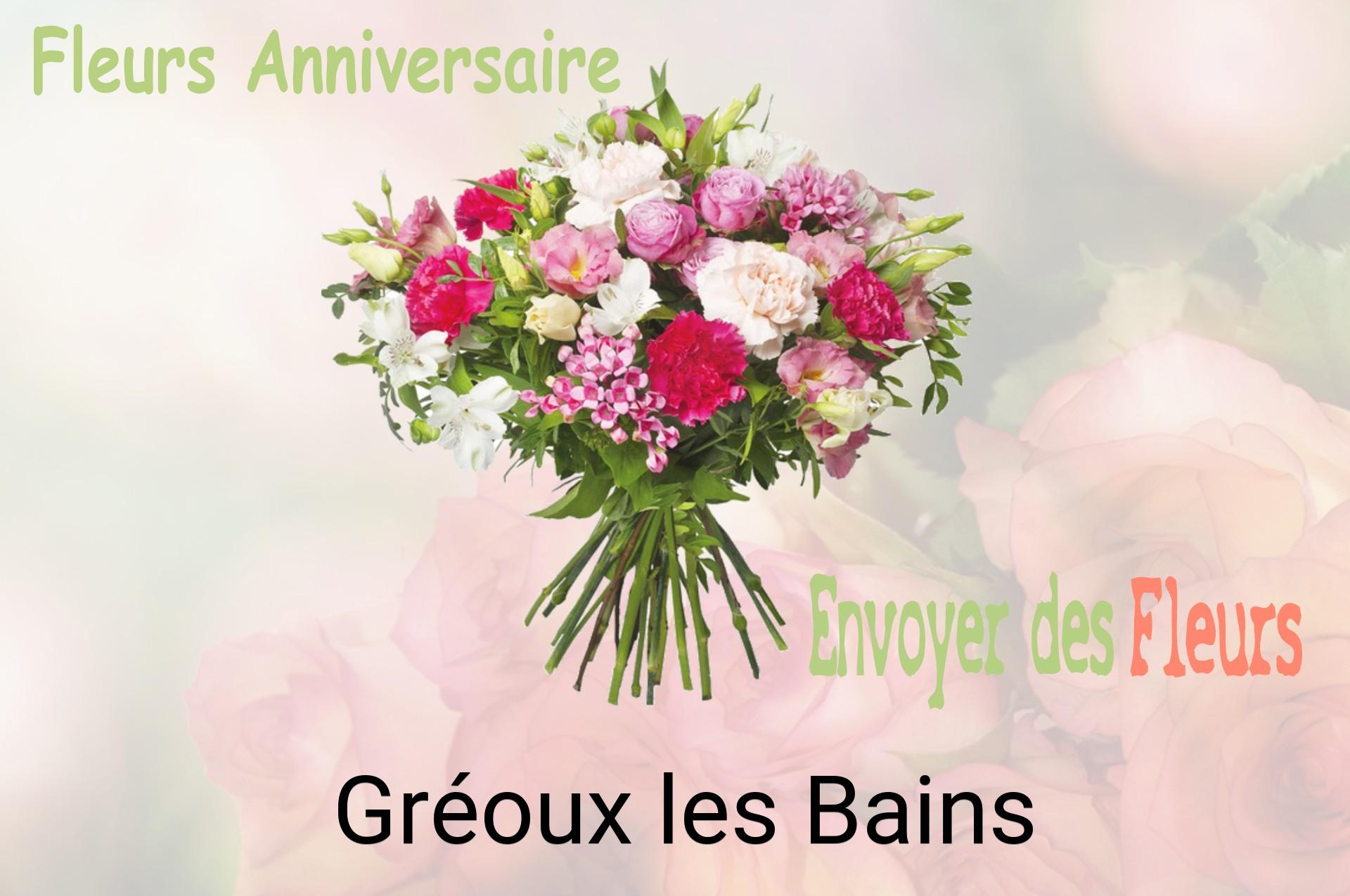 Bouquet de fleurs d’anniversaire livré à Gréoux-les-Bains